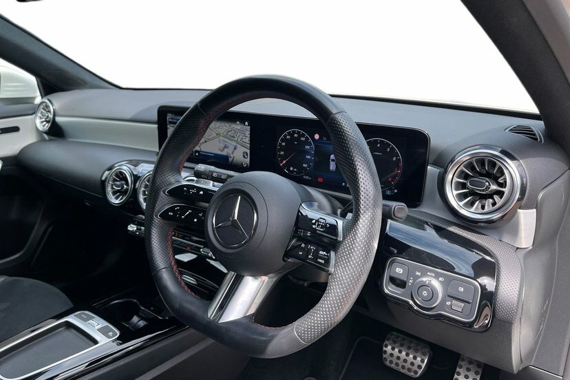 Mercedes-Benz A Class A200h Amg Line Executive Hatchback FD23RTX White #5