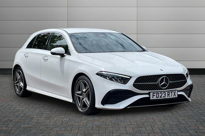 Mercedes-Benz A Class A200h Amg Line Executive Hatchback White