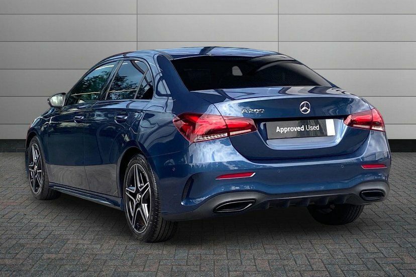 Mercedes-Benz A Class A200 Amg Line Edition Executive MA22FHL Blue #2