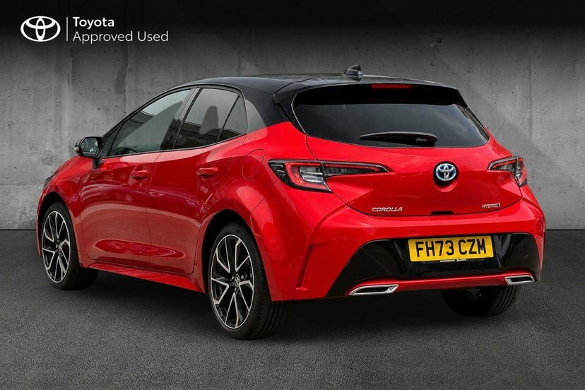 Toyota Corolla 2.0 Vvt-h Excel Hatchback Hybrid Cvt 1 Red #4