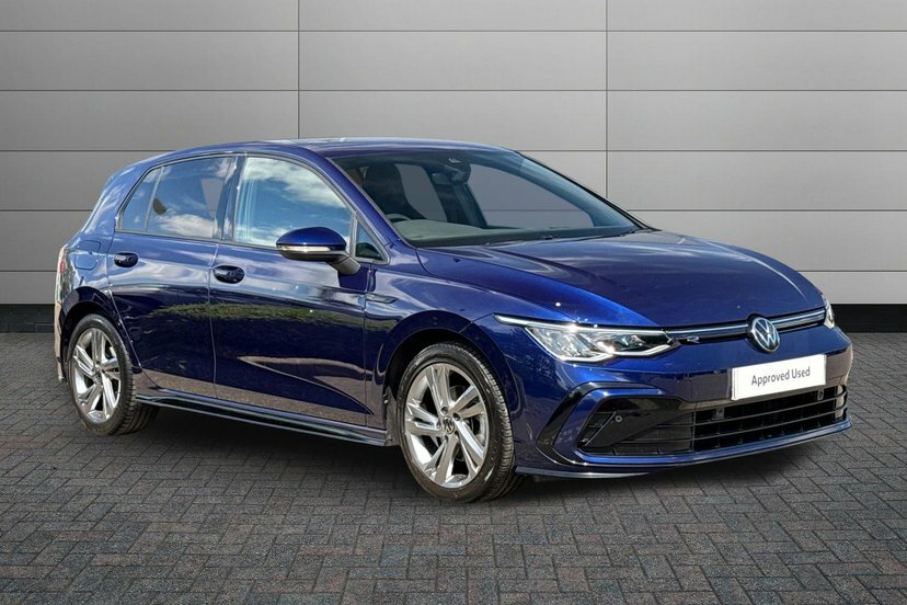 Volkswagen Golf 1.5 Etsi Mhev R-line Hatchback Hybrid D Blue