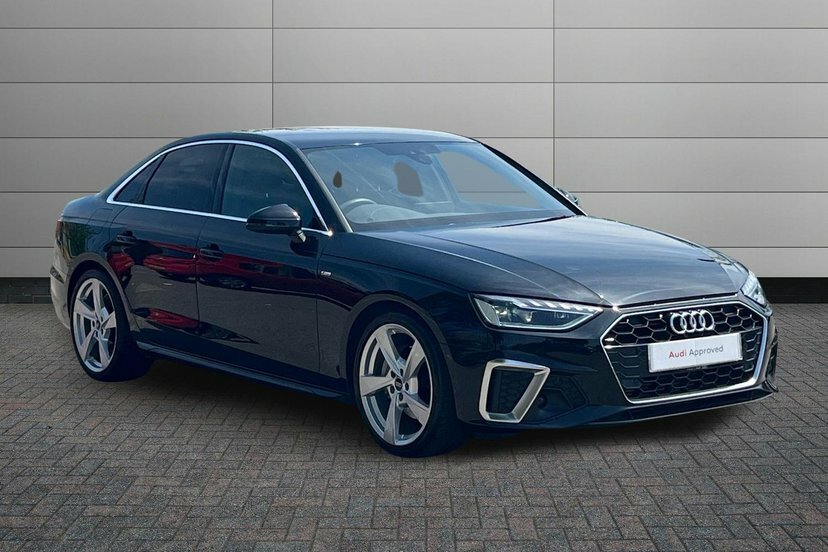 Audi A4 2.0 Tfsi 40 S Line Saloon S Tronic 204 Black