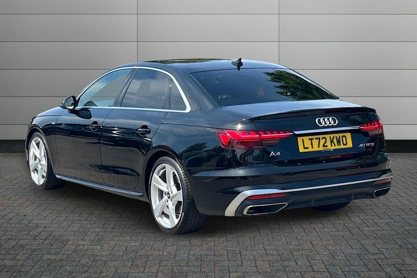 Audi A4 2.0 Tfsi 40 S Line Saloon S Tronic 204 Black #3