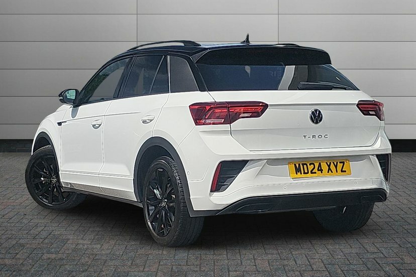 Volkswagen T-Roc 1.5 Tsi R-line Suv Dsg 150 Ps MD24XYZ White #3
