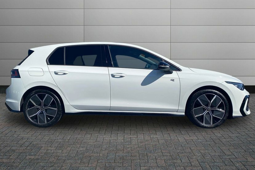 Volkswagen Golf 1.5 Etsi Mhev Black Edition Hatchback H WG75UAW White #4