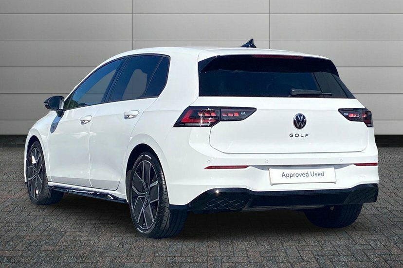 Volkswagen Golf 1.5 Etsi Mhev Black Edition Hatchback H WG75UAW White #3