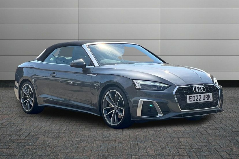 Audi A5 2.0 Tdi 40 S Line Convertible S Tronic Grey