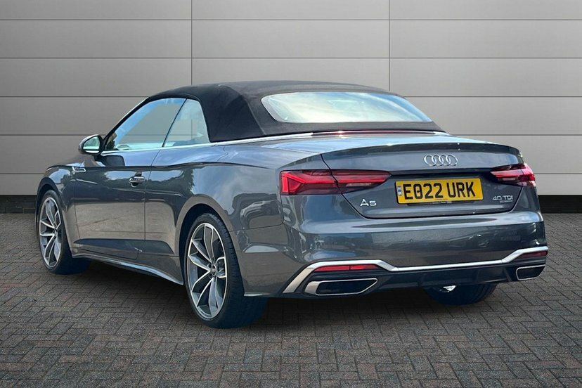 Audi A5 2.0 Tdi 40 S Line Convertible S Tronic Grey #3