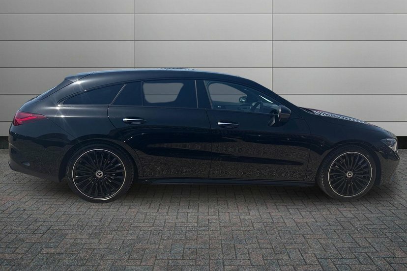 Mercedes-Benz CLA Class 1.3 Cla200h Mhev Amg Line Premium Plus Shooting KJ25YPR Black #3