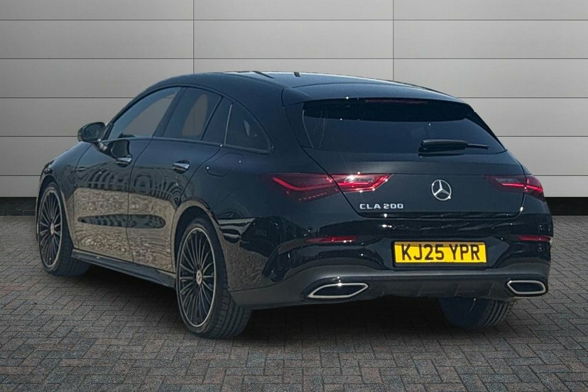 Mercedes-Benz CLA Class 1.3 Cla200h Mhev Amg Line Premium Plus Shooting KJ25YPR Black #2