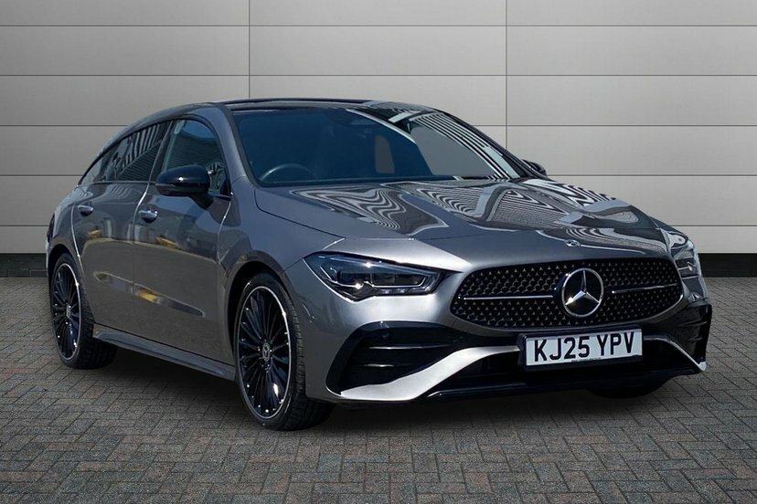 Mercedes-Benz CLA Class Cla200h Mhev Amg Line Premium Plus Shooting Brak Grey