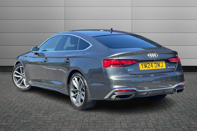 Audi A5 2.0 Tfsi 40 S Line Sportback S Tronic YM24DWJ Grey #3