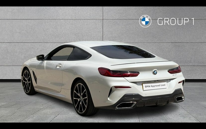 BMW 8 Series Gran Coupe 840I Coupe White #2