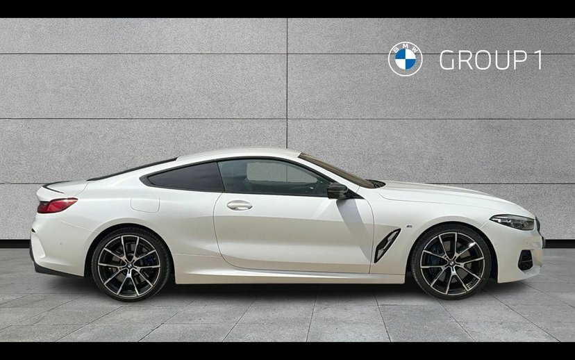 BMW 8 Series Gran Coupe 840I Coupe White #3