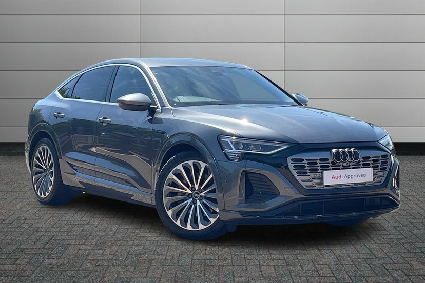 Audi Q8 e tron 55 S Line Sportback Quattro 114K Grey