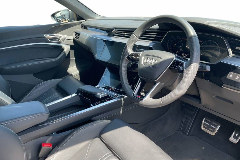 Audi Q8 e tron 55 S Line Sportback Quattro 114K Grey #6
