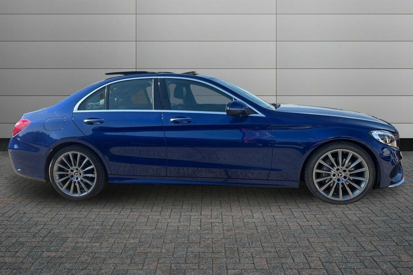 Mercedes-Benz C Class 2.1 C220d Amg Line Premium Saloon G-t AP67CKG Blue #4