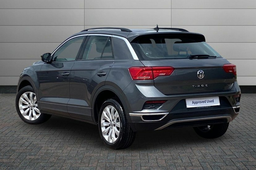 Volkswagen T-Roc 1.5 Tsi Gpf Evo Se Suv 150 Ps Grey #3