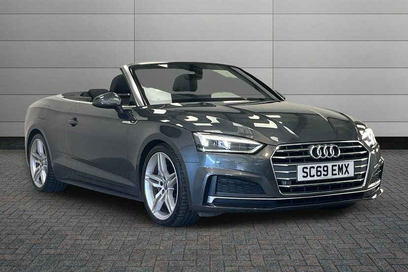 Audi A5 2.0 Tdi 40 S Line Convertible S Tronic Grey #2