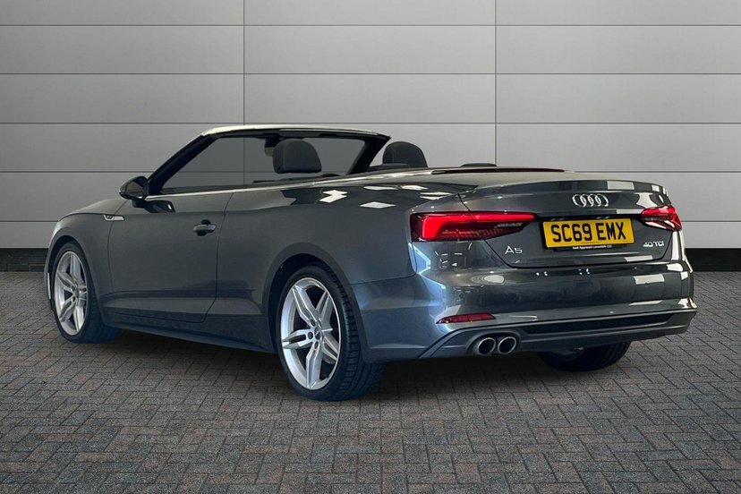 Audi A5 2.0 Tdi 40 S Line Convertible S Tronic Grey #5