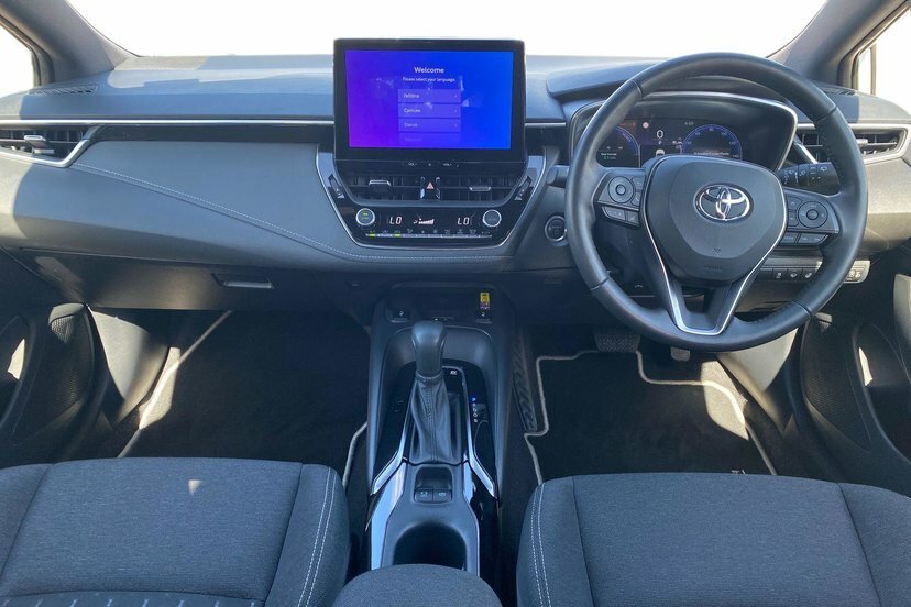 Toyota Corolla 1.8 Vvt-h Icon Hatchback Hybrid Cvt 14 White #5
