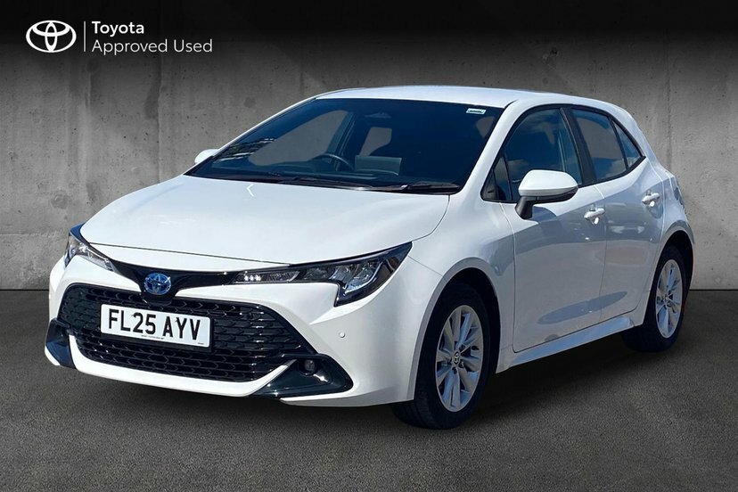 Toyota Corolla 1.8 Vvt-h Icon Hatchback Hybrid Cvt 14 White #3