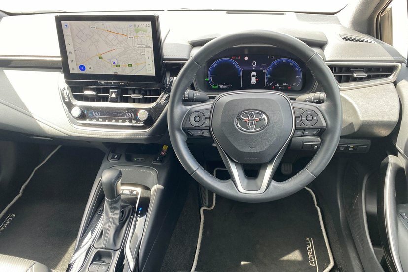 Toyota Corolla 1.8 Vvt-h Excel Hatchback Hybrid Cvt 1 Black #6