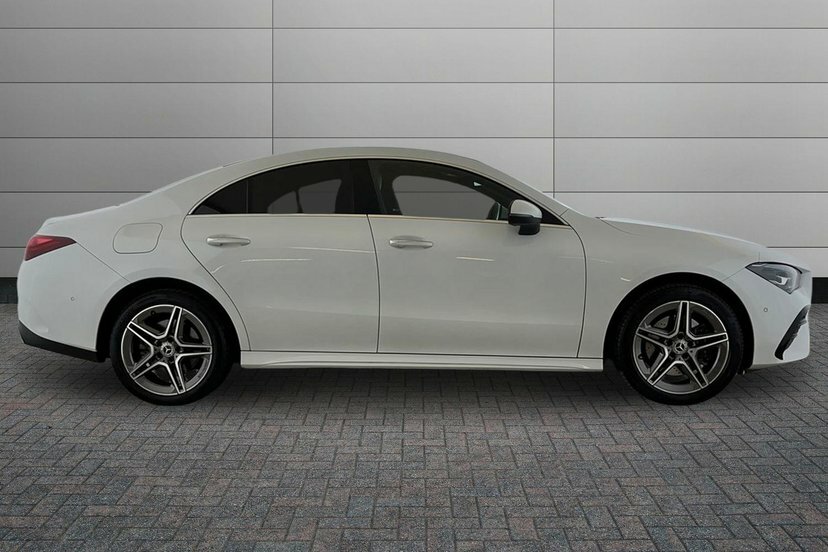 Mercedes-Benz CLA Class Cla 250E Amg Line Executive Coupe KT73UGV White #3