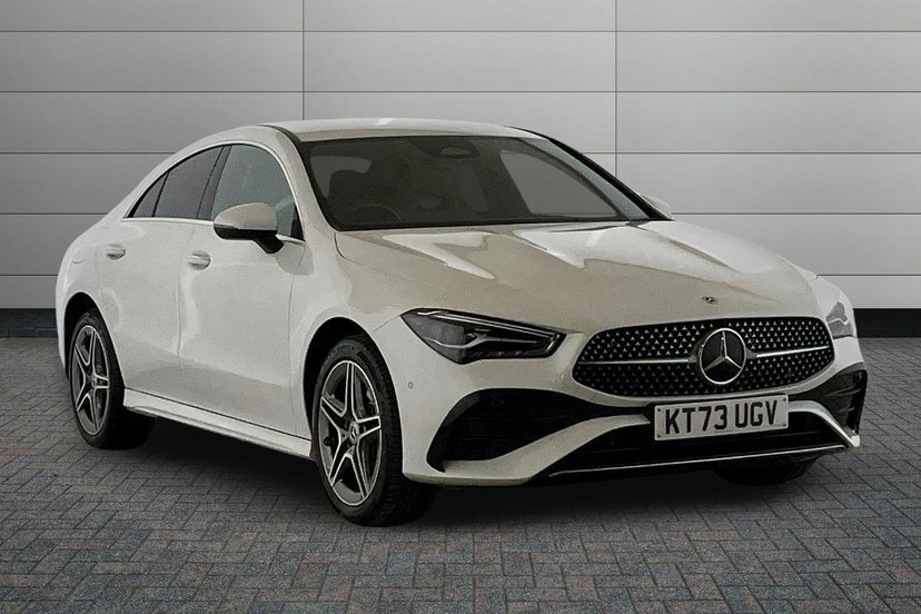 Mercedes-Benz CLA Class Cla 250E Amg Line Executive Coupe White