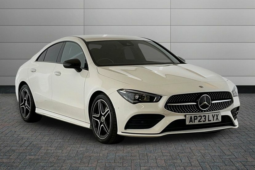 Mercedes-Benz CLA Class Cla 200 Amg Line Premium Coupe White