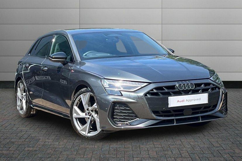 Audi A3 1.5 Tfsi Black Edition Sportback S Tron Grey