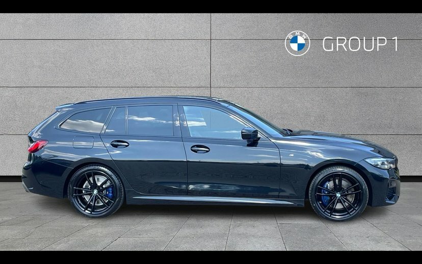 BMW 3 Series M340d Xdrive Touring BJ21OOD Black #3