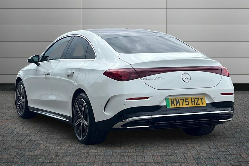 Mercedes-Benz CLA Class Cla250 85Kwh Amg Line Edition Saloon Electr White #2