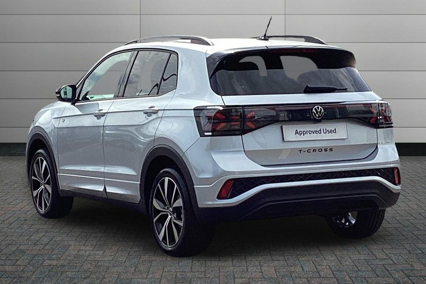 Volkswagen T-Cross 1.0 Tsi Black Edition Suv 115 P Silver #3