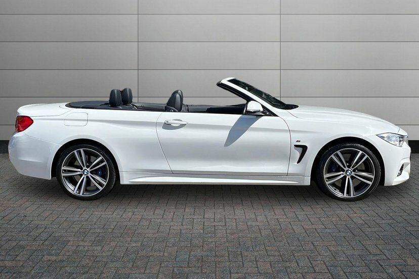 BMW 4 Series 3.0 435D M Sport Convertible Xdriv White #4