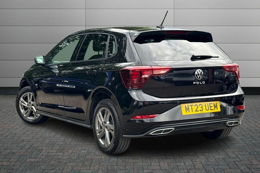 Volkswagen Polo 1.0 Tsi R-line Hatchback 95 Ps Black #3