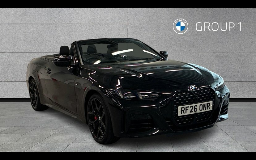 BMW 4 Series 420I M Sport Pro Convertible Black