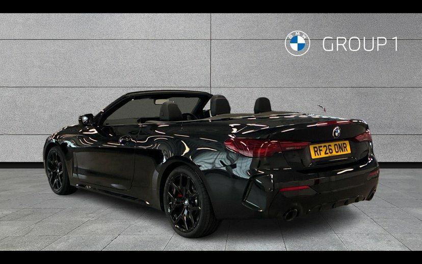 BMW 4 Series 420I M Sport Pro Convertible Black #2