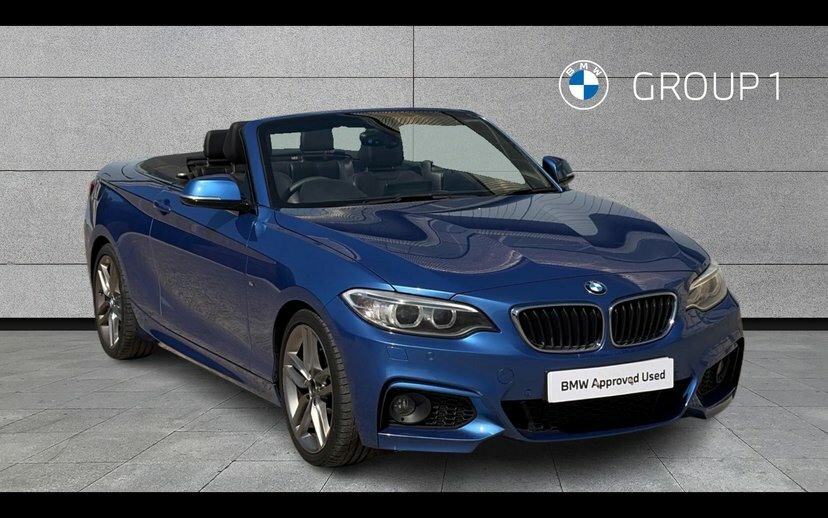BMW 2 Series 2.0 228I M Sport Convertible 245 Blue