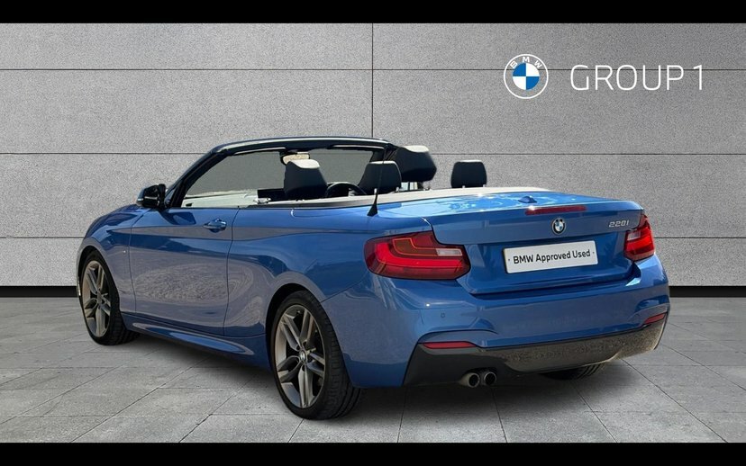 BMW 2 Series 2.0 228I M Sport Convertible 245 Blue #2