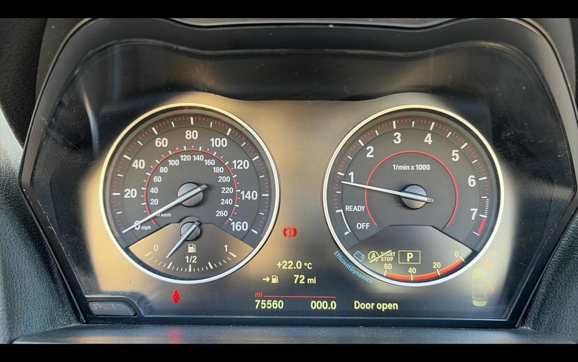 BMW 2 Series 2.0 220D Sport Convertible Euro Black #9