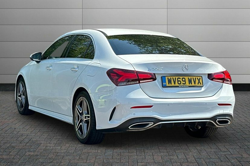 Mercedes-Benz A Class 2.0 A220 Amg Line Premium Saloon 7G-d White #2