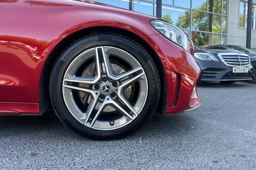 Mercedes-Benz C Class 1.5 C200 Mhev Eq Boost Amg Line Premium Plus Est Red #4