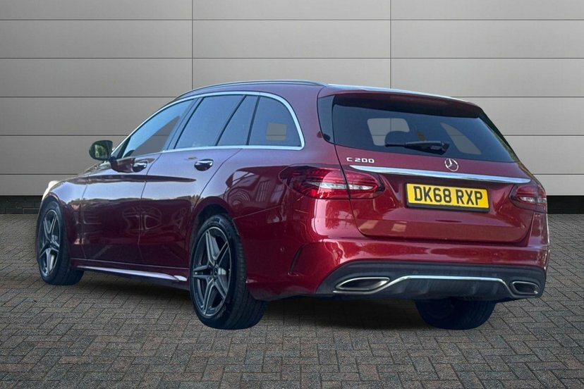 Mercedes-Benz C Class 1.5 C200 Mhev Eq Boost Amg Line Premium Plus Est Red #2