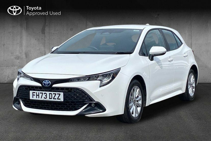 Toyota Corolla 1.8 Vvt-h Icon Hatchback Hybrid Cvt 14 White #3