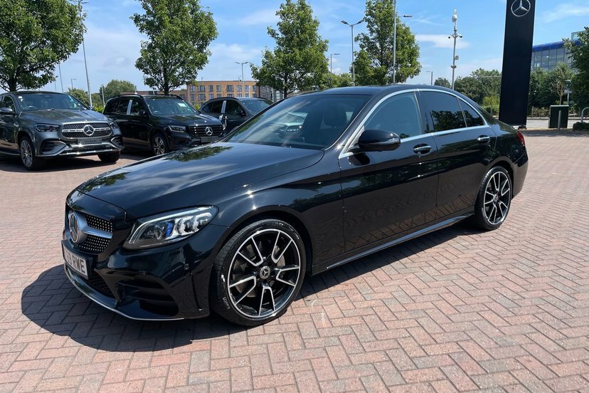 Mercedes-Benz C Class 2020 2.0 C220d Sport Estate G-tronic E Black #22