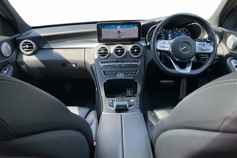 Mercedes-Benz C Class 2020 2.0 C220d Sport Estate G-tronic E Black #7