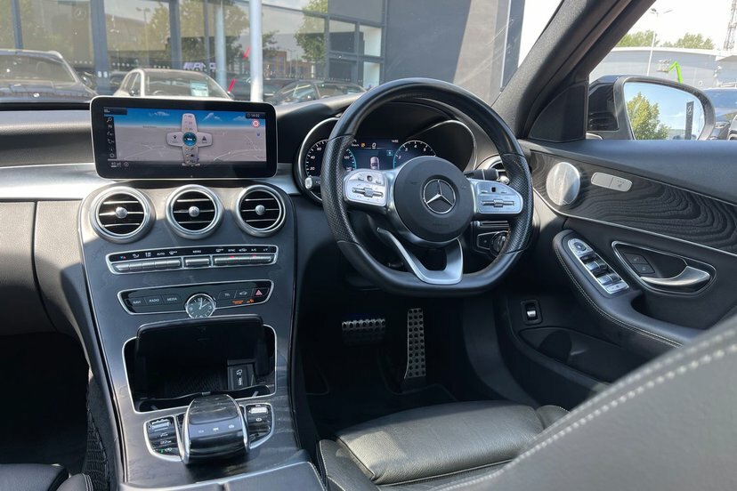 Mercedes-Benz C Class 2020 2.0 C220d Sport Estate G-tronic E Black #30