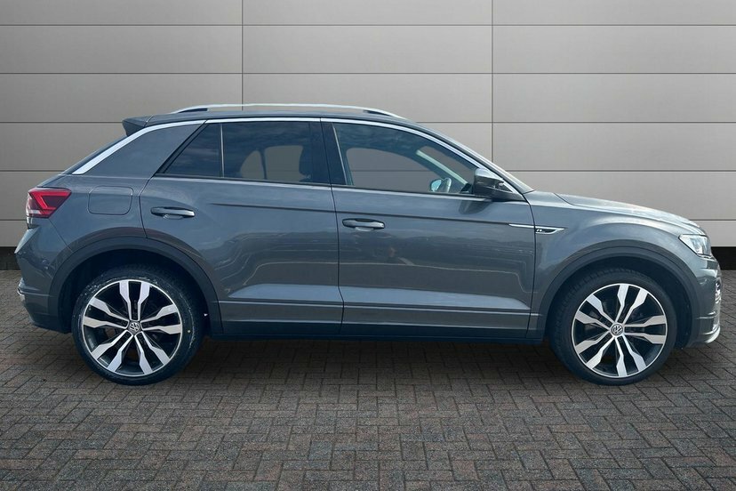 Volkswagen T-Roc 1.5 Tsi Gpf Evo R-line Suv Dsg 150 Ps EK19VYT Grey #4