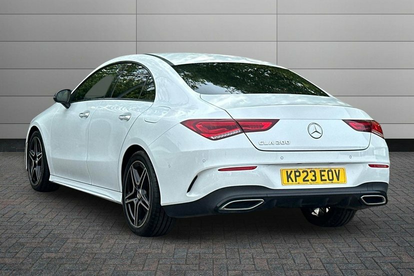 Mercedes-Benz CLA Class 1.3 Cla200 Amg Line Premium Coupe 7G- White #2